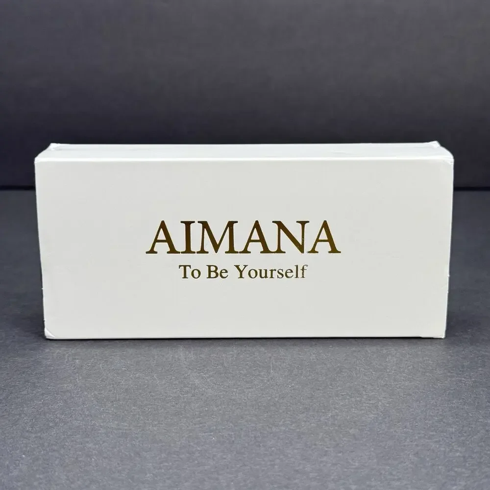 AIMANA Automatic Mechanical Watch Black Open Heart Dial Exhibition Caseback